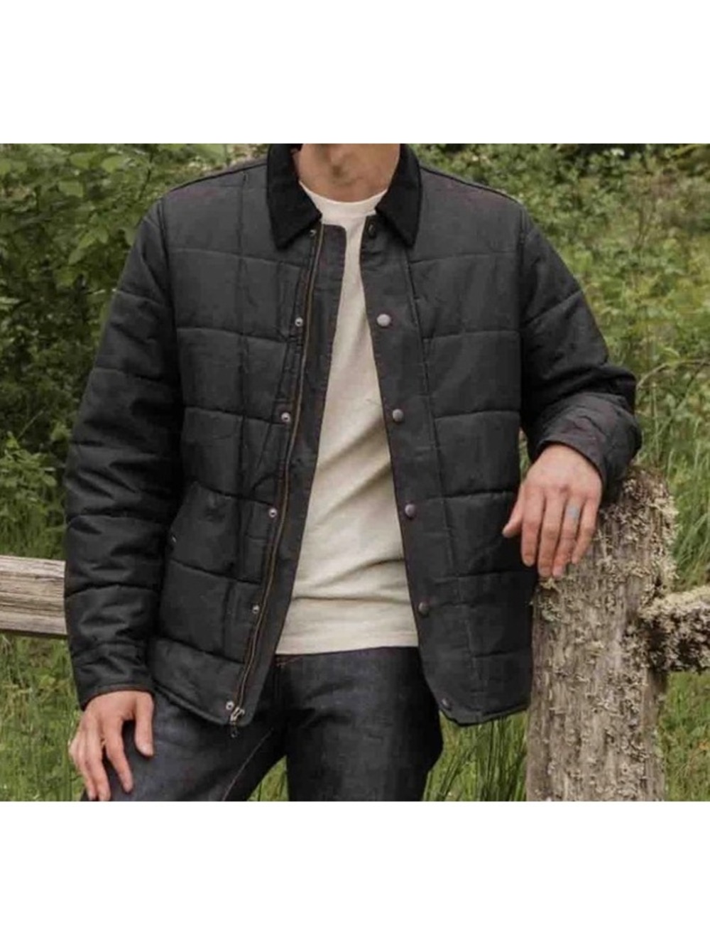 NWOT Pendleton Men’s Quilted Puffer Coat with Corduroy Collar